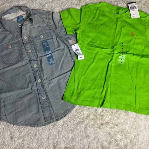 2 boys size 5 shirts NEW Ralph Lauren and GAP - Picture 9 of 9